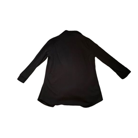 NWT Beacon Apparel Black Top with mother of pearl buttons Large - Picture 6 of 11